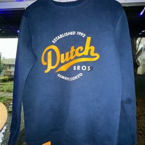 Dutch Bros Blue Cotton Crewneck